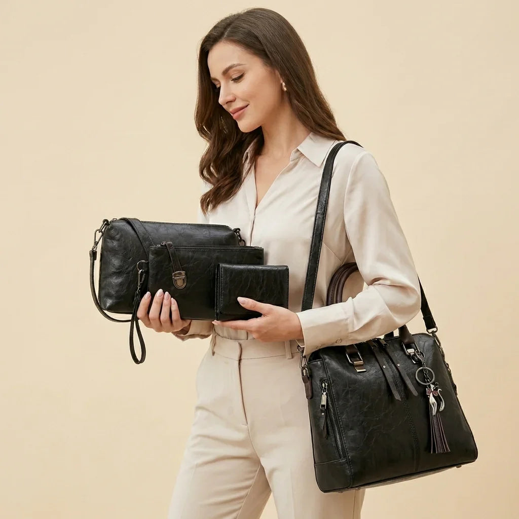 Colección Elegancia Satchel - Compra 1 y Llévate 4