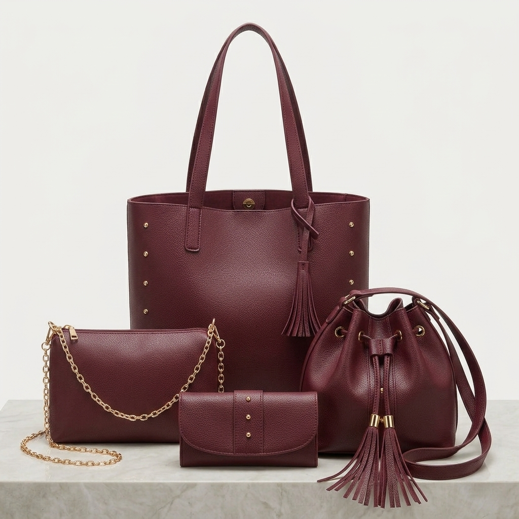 Colección de Carteras Venezia - Set Completo de 4 Piezas