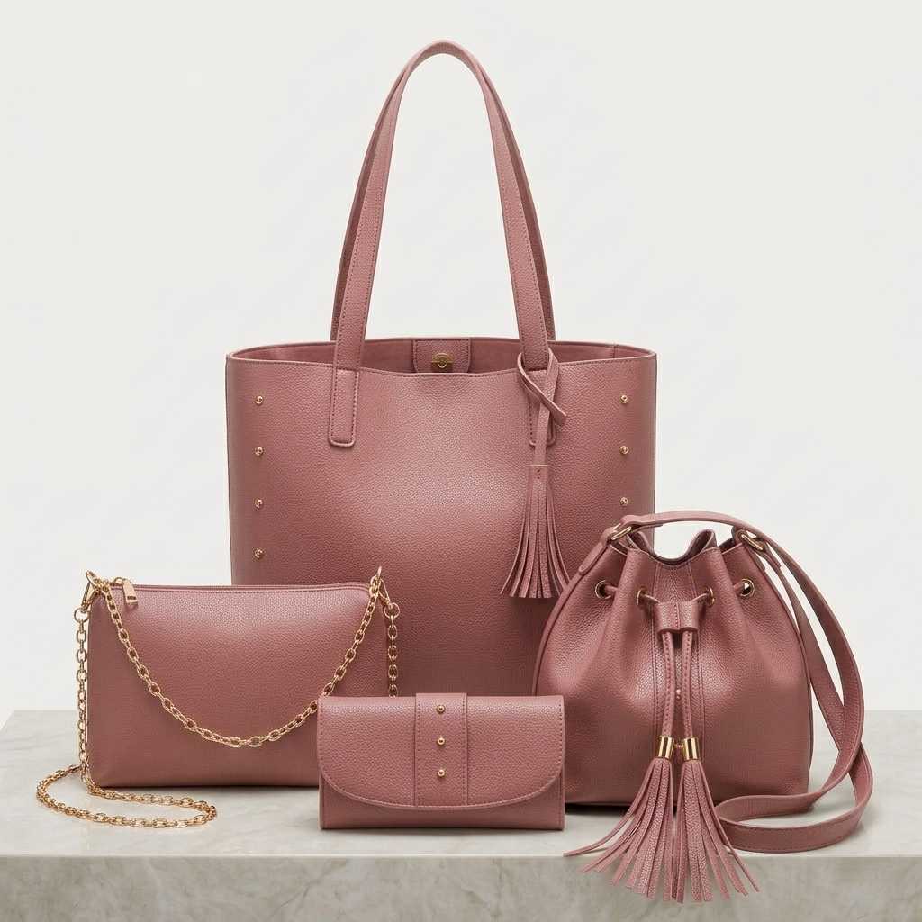 Colección de Carteras Venezia - Set Completo de 4 Piezas