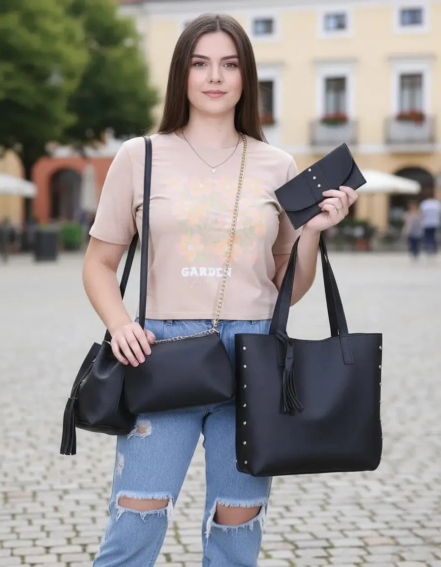 Colección de Carteras Venezia - Set Completo de 4 Piezas